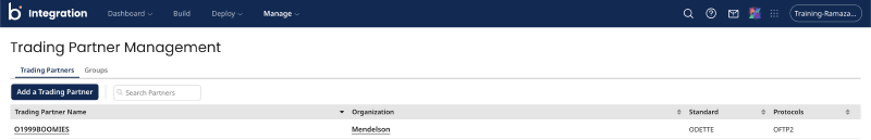 First Boomi trading partner fully configured